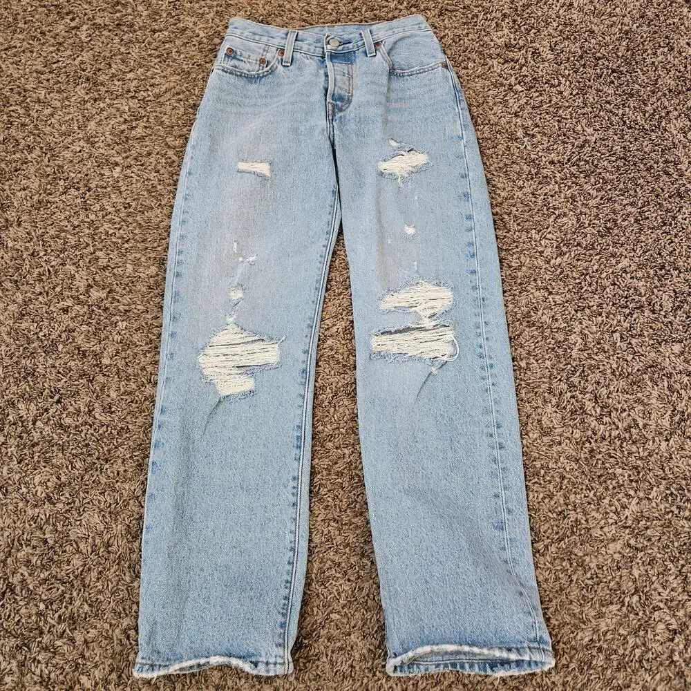 Levi's Premium 501 ‘90s Women's Jeans 24x30 - Picture 2 of 10